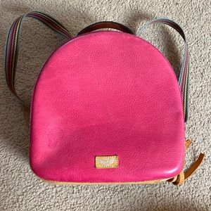 Consuela Rosa pink city retired back pack. Used but lots of life left in it.